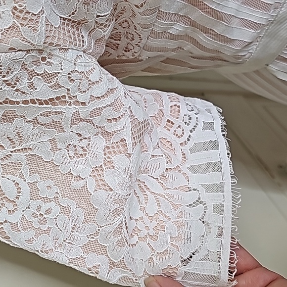 Just me Women's Dress, lace with a pink lining, Size M - Picture 5 of 11